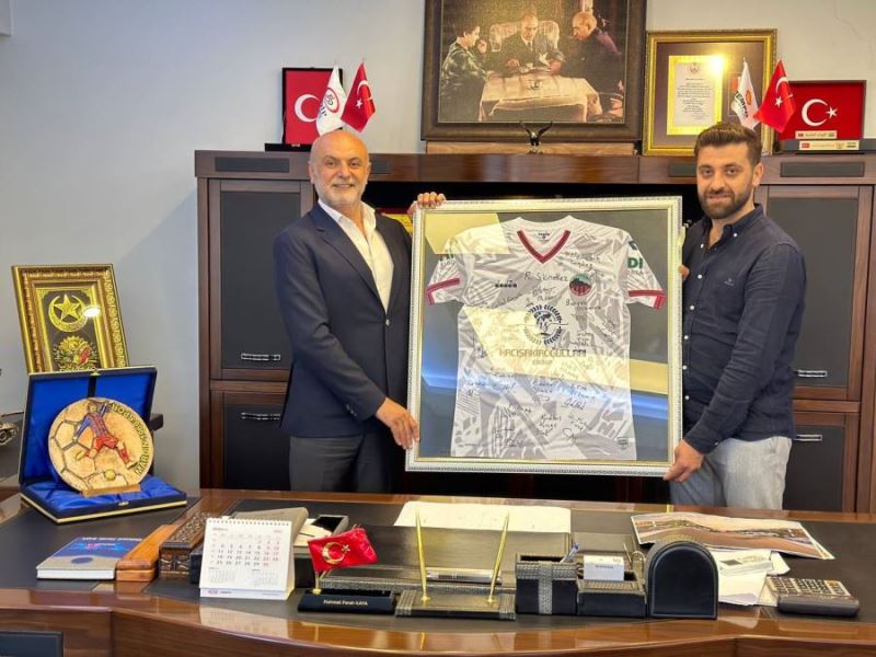 Başkan Aşar’dan iş insanı Kaya’ya teşekkür ziyareti