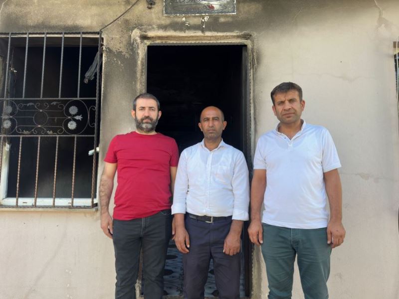 3 yıl sonra yine yandı, yardıma yeniden Kızıltepe Yetim ve Öksüzler Derneği koştu