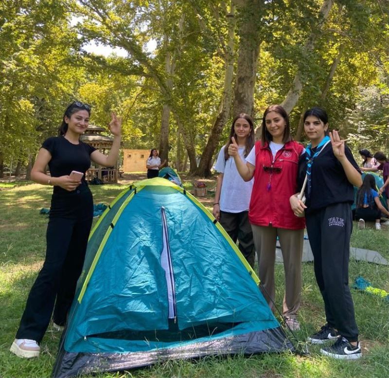Öğrenciler izciliğin temel kurallarını öğrendi