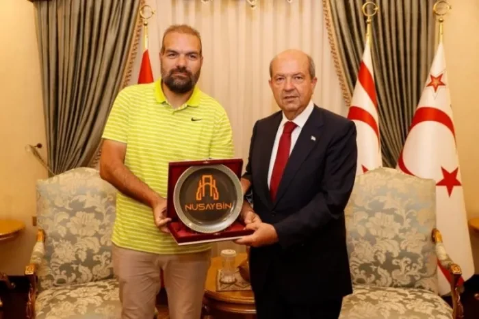 Cumhurbaşkanı Ersin Tatar, Nusaybin heyetini kabul etti