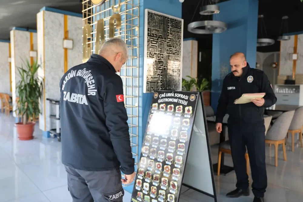 Mardin Büyükşehir Belediyesinden Fiyat Listesine Yönelik Denetim