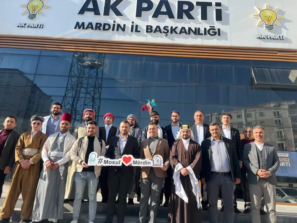 MUSUL KÜLTÜR SANAT EVİ TEMSİLCİLİĞİ AK PARTİ MARDİN İL BAŞKANLIĞI’NI ZİYARET ETTİ