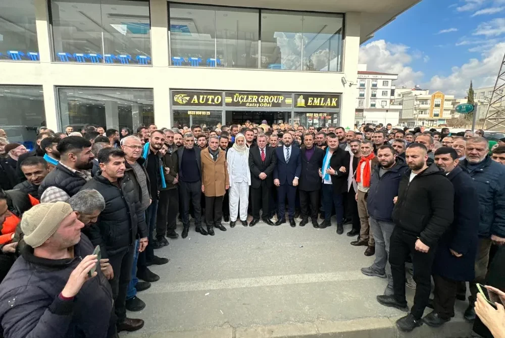 Midyat’ta Başkan Veysi Şahin’e coşkulu karşılama