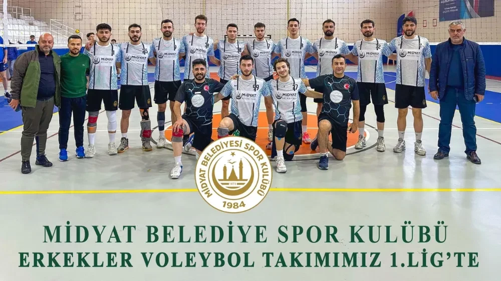 Midyat Belediyespor Erkek Voleybol Takımı 1. Lig’de