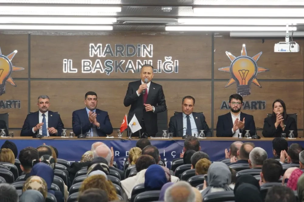 Bakan Yerlikaya AK Parti Mardin İl Başkanlığını Ziyaret Etti