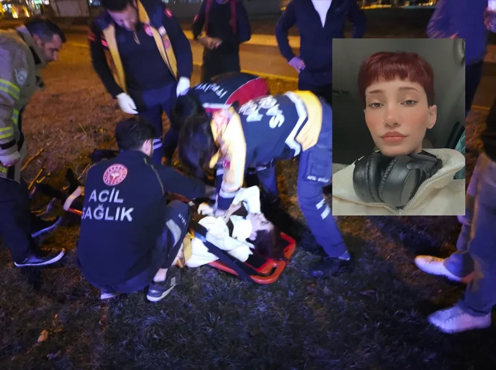 Kızıltepe’de refüje çarpan Motor sürücüsü genç kadın hayatını kaybetti!