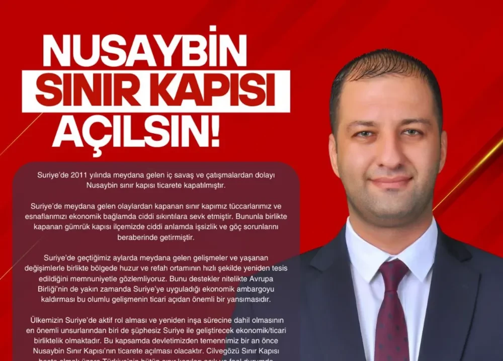 Başkan Özel: Sınır kapısının açılması hayati önem arz ediyor