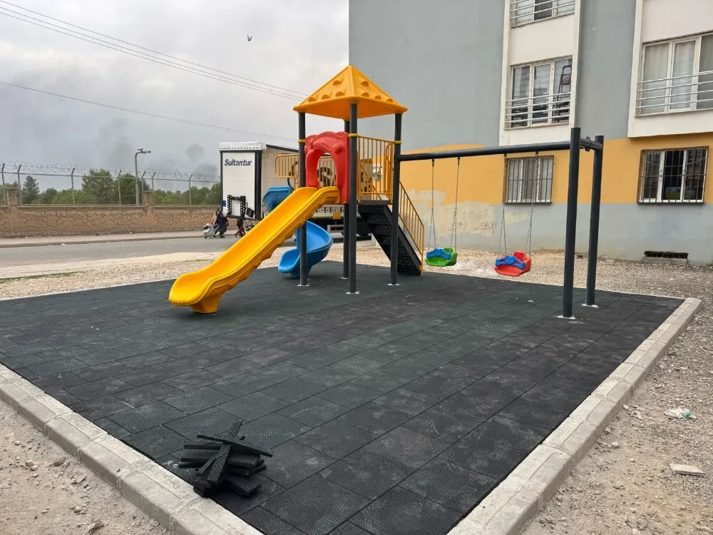 Kızıltepe Belediyesi’nden Çocuklara Yeni Oyun Alanı!