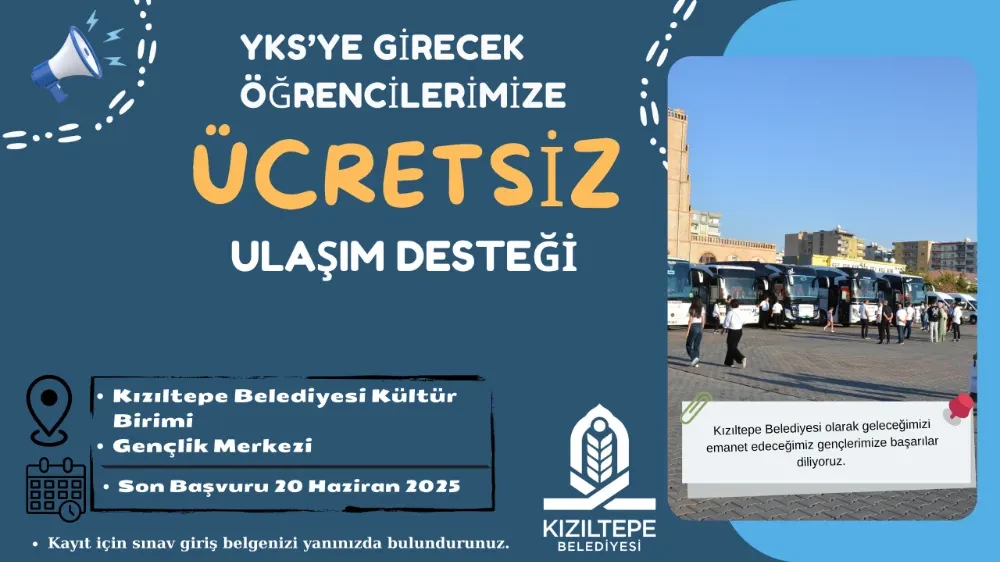 KS adaylarına ücretsiz ulaşım desteği