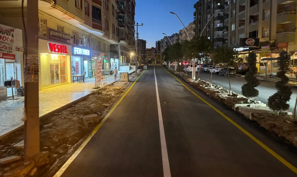 Ravza Caddesinde Asfalt Çalışmaları Tamamlandı